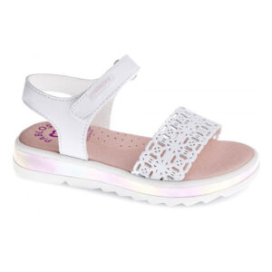 PABLOSKY SANDALIA PLANA TROQUEL BLANCA