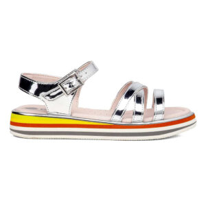 GORILA SANDALIA TIRAS PLATA