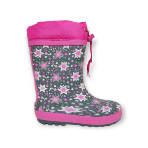 FUSSION BOTA DE AGUA ROSA GRIS