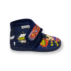 MURO ZAPATILLA NIÑOS SUPER MAN AZUL