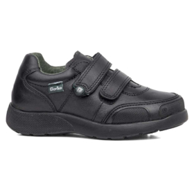 GORILA COLEGIAL VELCRO PIEL NEGRO
